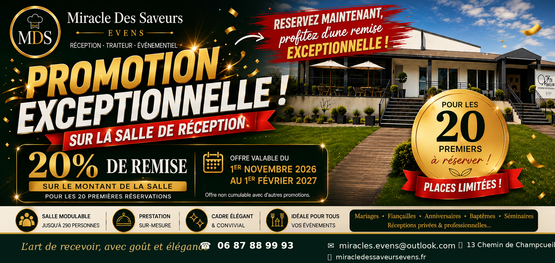Promotion exceptionnelle Miracle Des Saveurs Evens